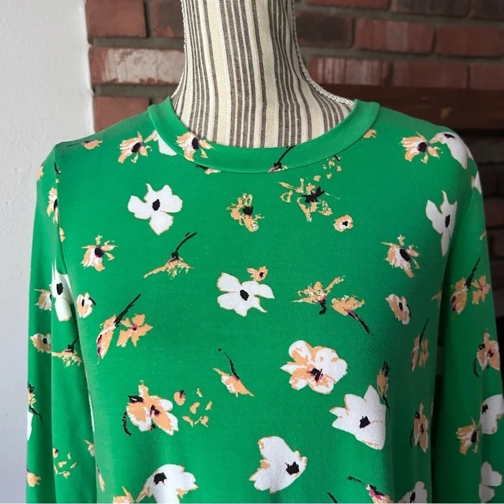 Sonnet James Georgia Play Dress in Green Floral Sz S - Picture 6 of 13